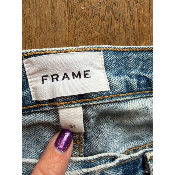 FRAME MENS DISTRESSED JEANS L'HOMME SLIM SZ 31 - Picture 4 of 4